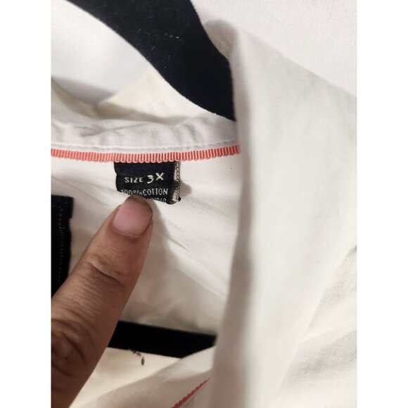 VTG English Laundry Mens Button Down Shirt Embroidery Boho Rocker Festival 3X - Picture 4 of 5